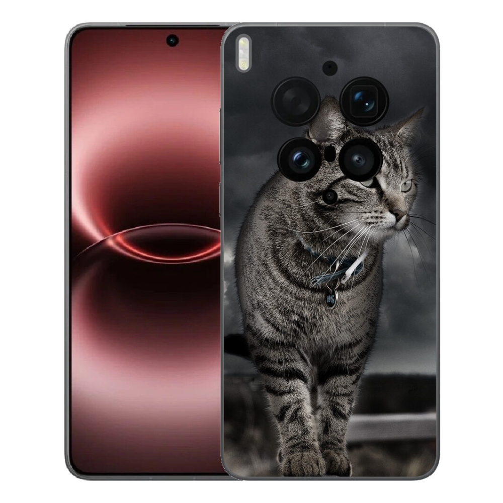 Gelový kryt mmCase na Vivo X300 Ultra - kočka
