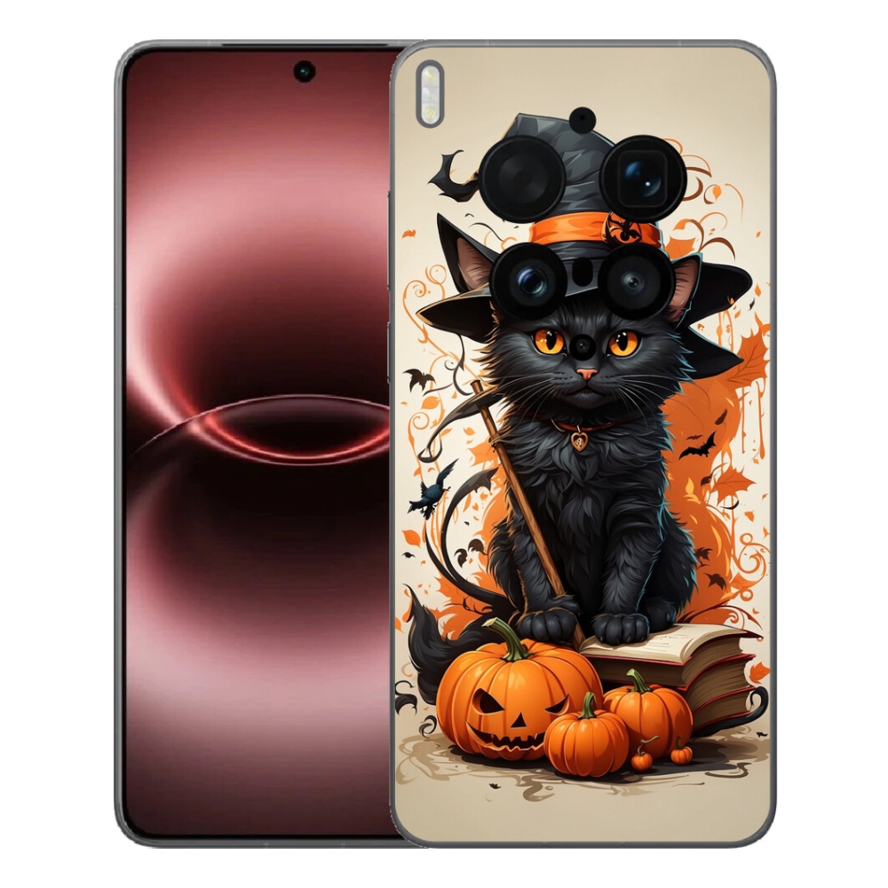 Gelový kryt mmCase na Vivo X300 Ultra - kocour čaroděj