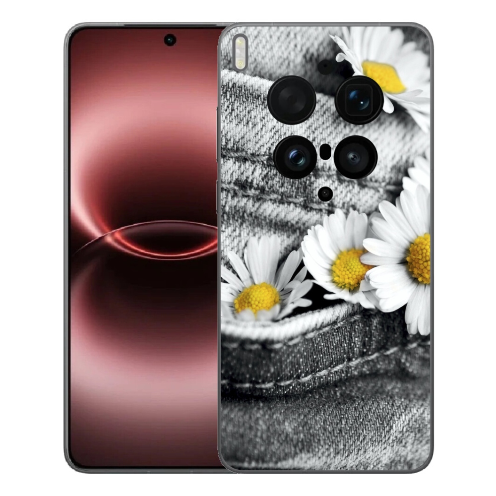 Gelový kryt mmCase na Vivo X300 Ultra - kopretiny
