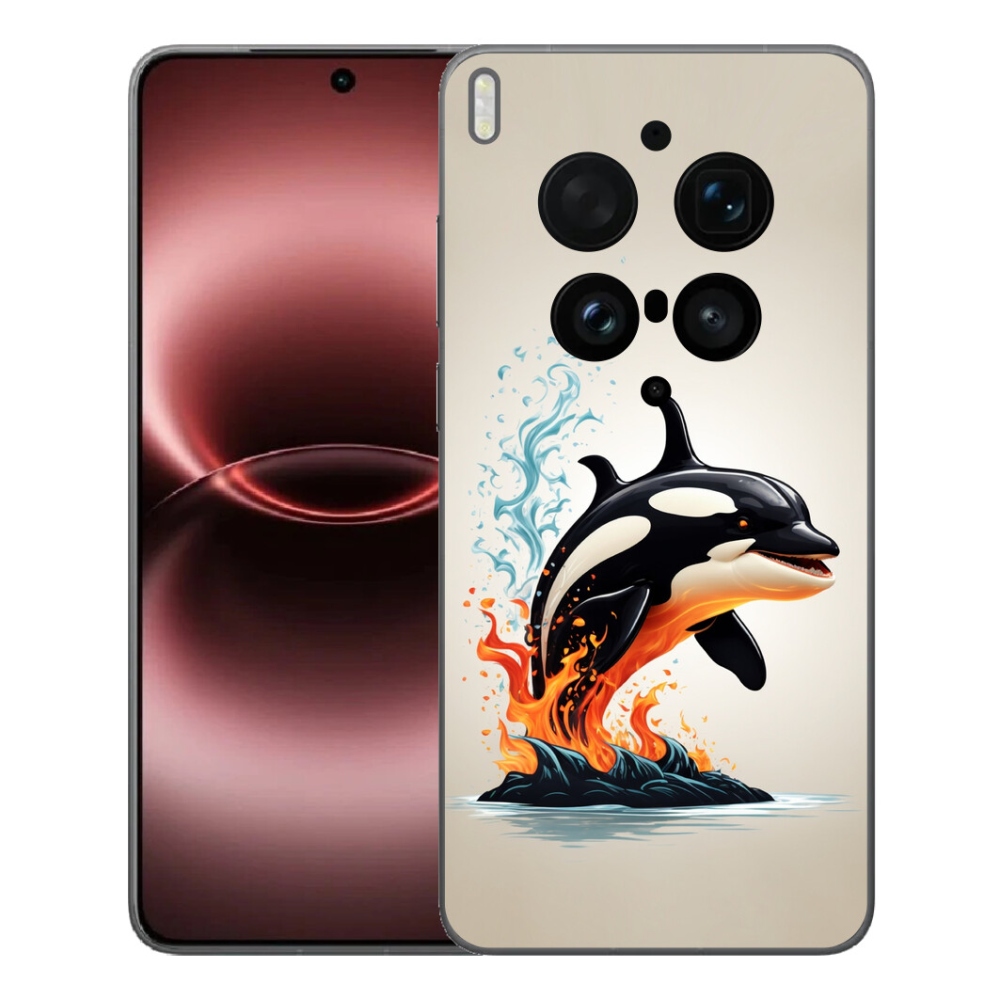 Gelový kryt mmCase na Vivo X300 Ultra - kosatka