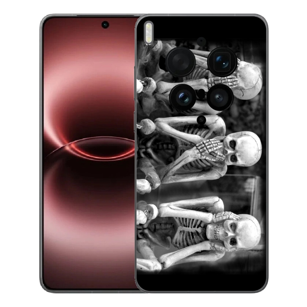 Gelový kryt mmCase na Vivo X300 Ultra - kostlivci