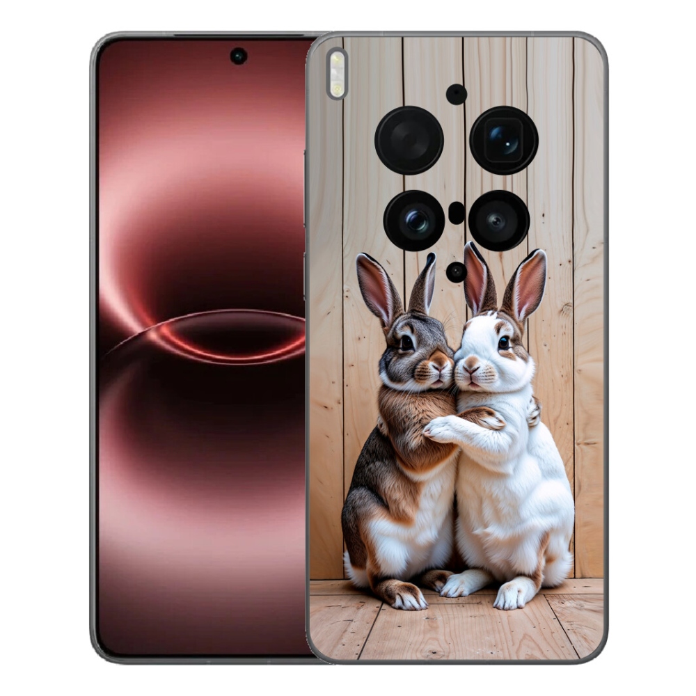 Gelový kryt mmCase na Vivo X300 Ultra - králičí pár