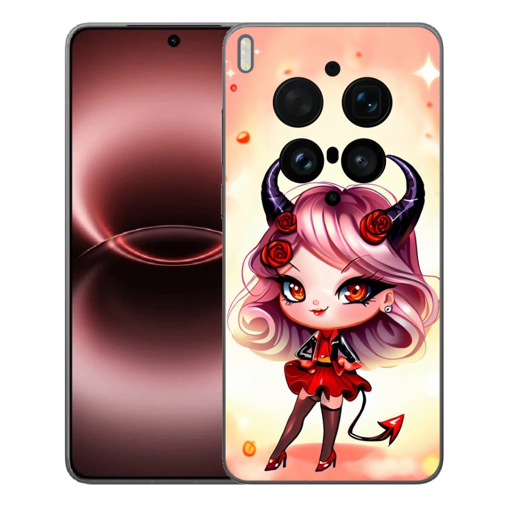 Gelový kryt mmCase na Vivo X300 Ultra - kreslená čertice
