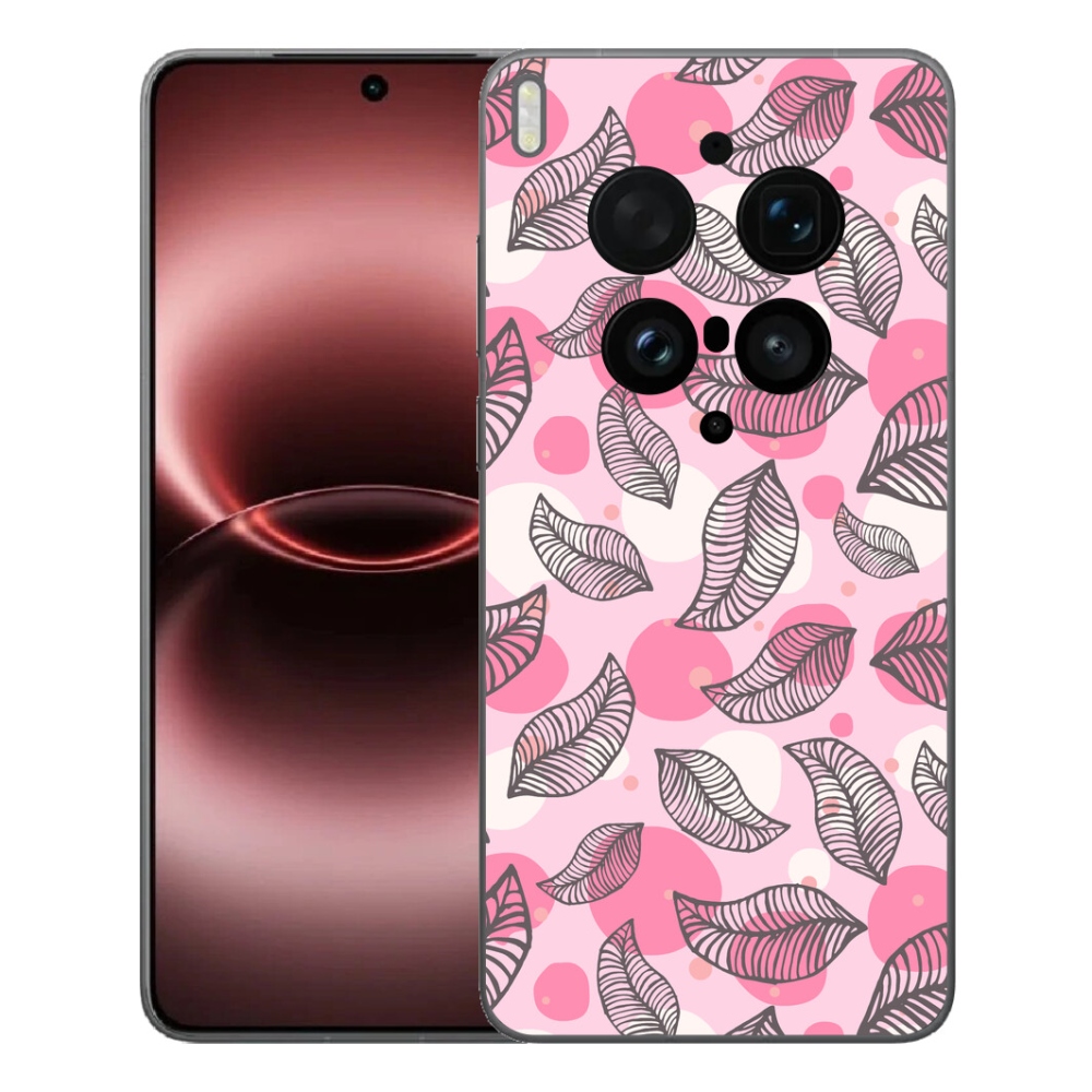 Gelový kryt mmCase na Vivo X300 Ultra - kreslené padající listy