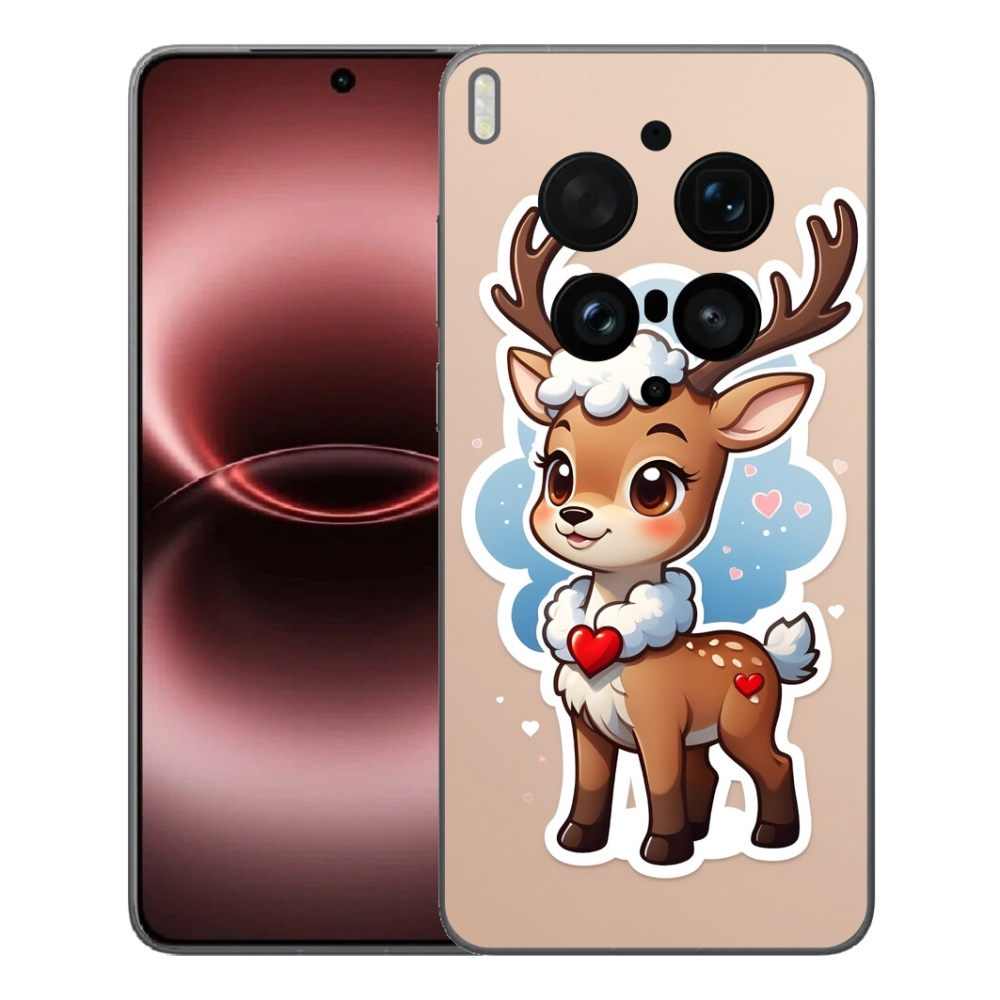 Gelový kryt mmCase na Vivo X300 Ultra - kreslený sob