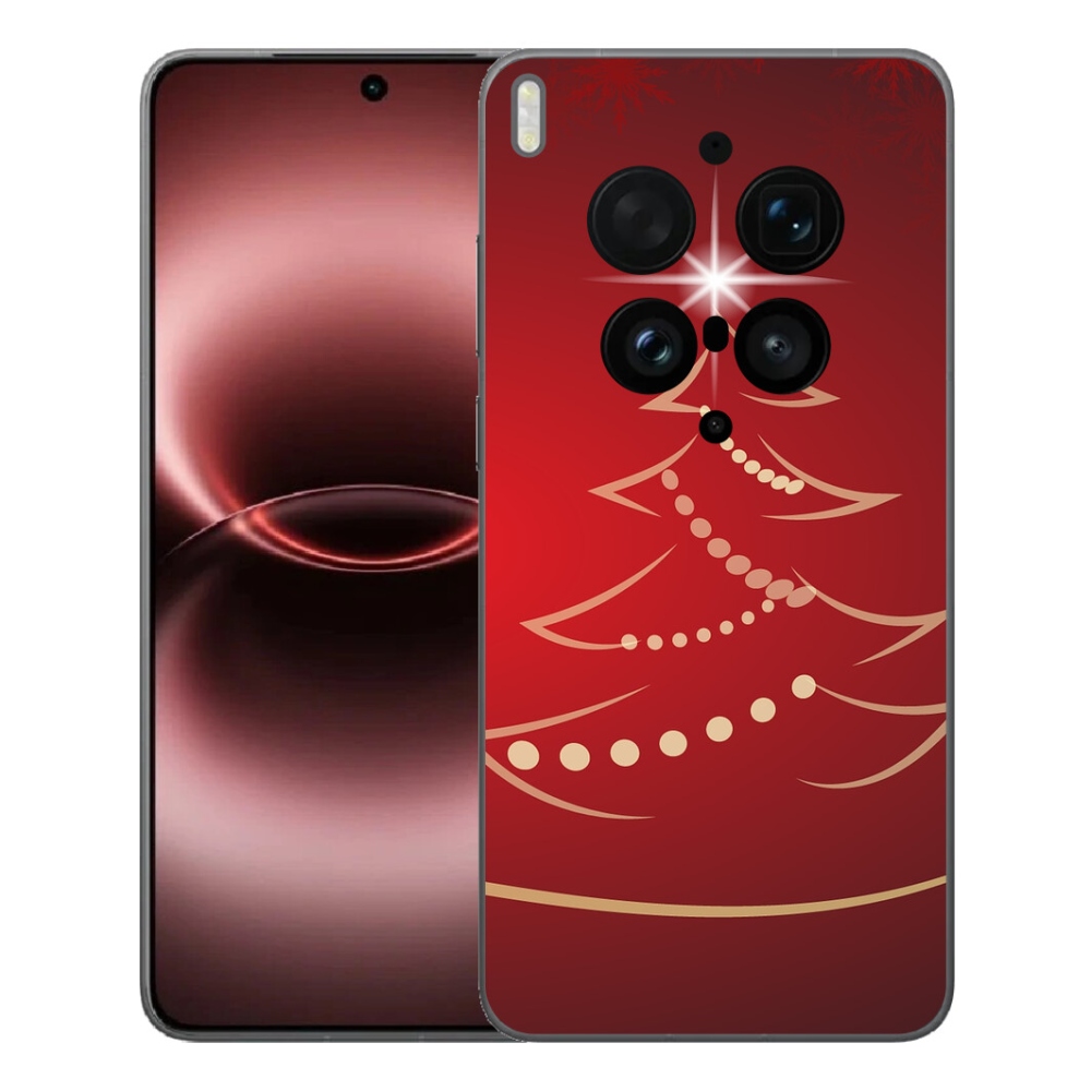 Gelový kryt mmCase na Vivo X300 Ultra - kreslený vánoční stromek