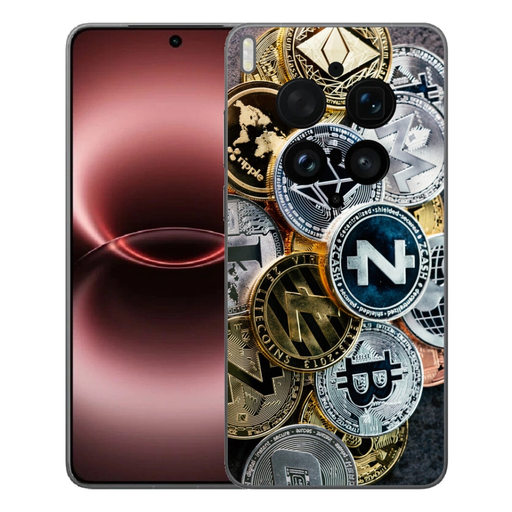 Gelový kryt mmCase na Vivo X300 Ultra - kryptoměny
