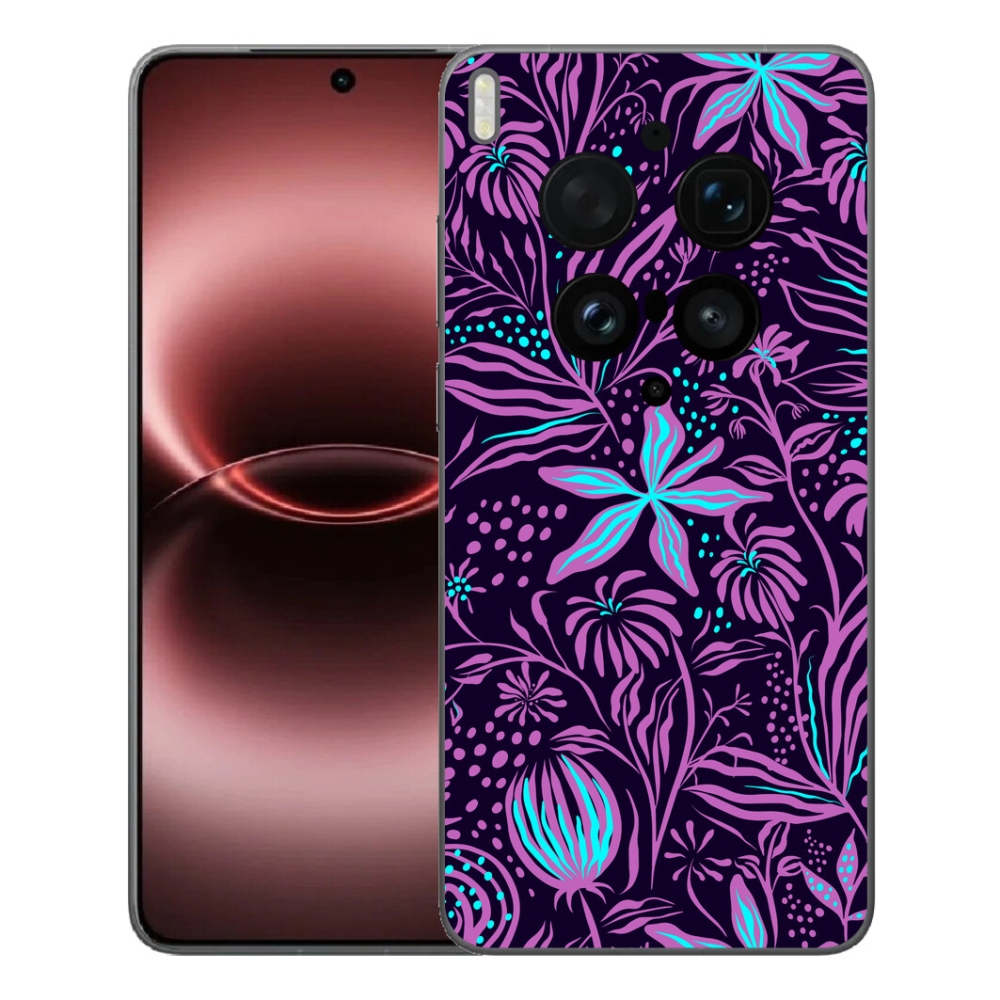Gelový kryt mmCase na Vivo X300 Ultra - květiny 2