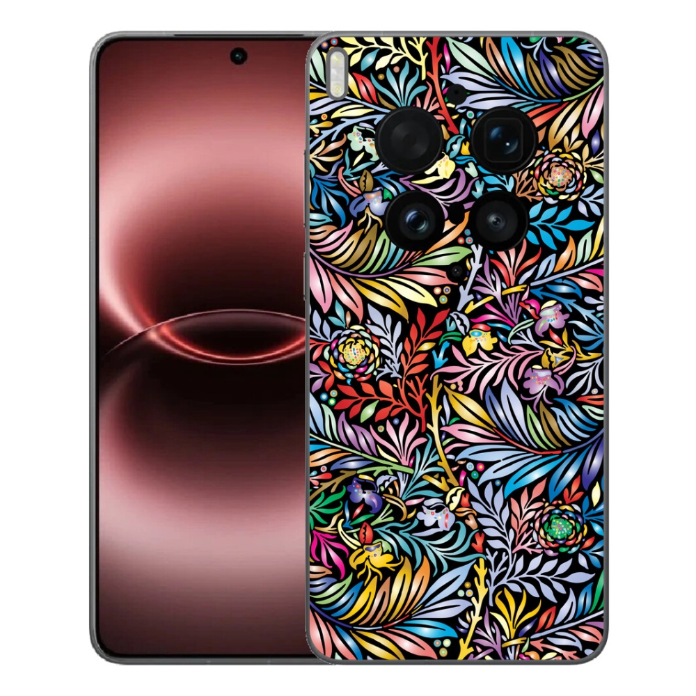 Gelový kryt mmCase na Vivo X300 Ultra - květiny 5