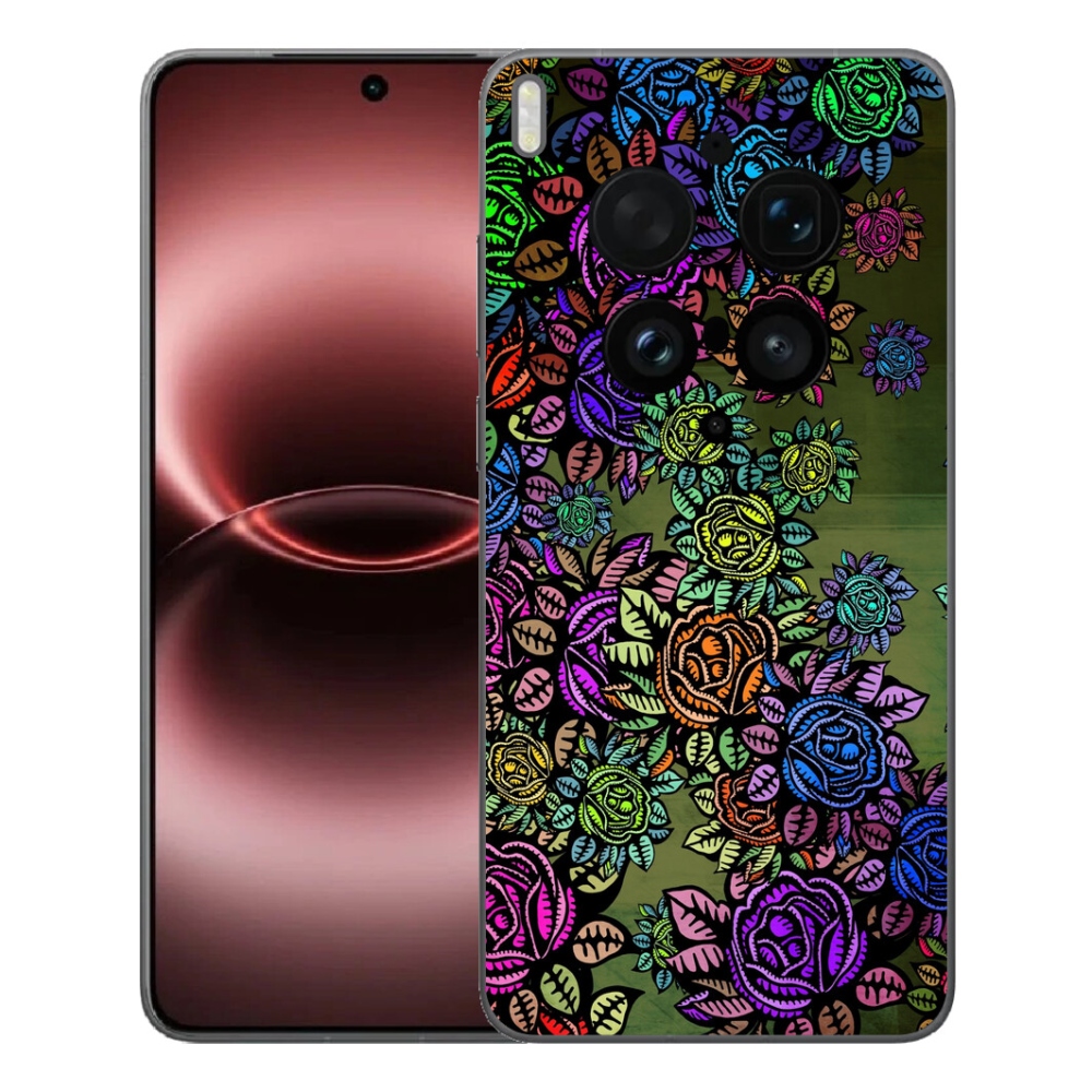 Gelový kryt mmCase na Vivo X300 Ultra - květiny 6