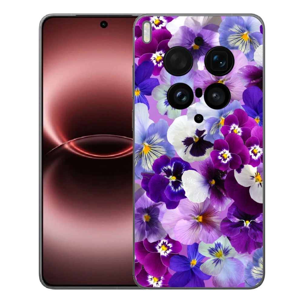 Gelový kryt mmCase na Vivo X300 Ultra - květiny 9