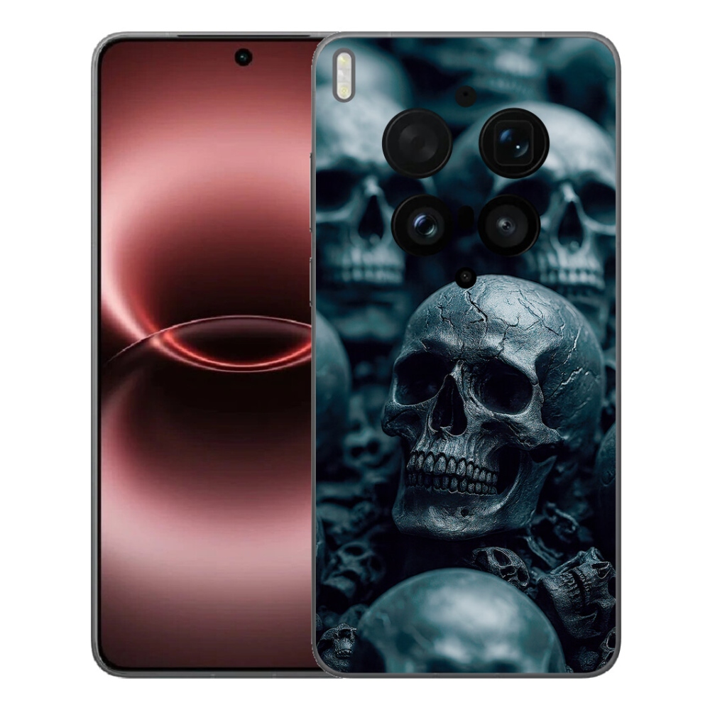 Gelový kryt mmCase na Vivo X300 Ultra - lebka 2