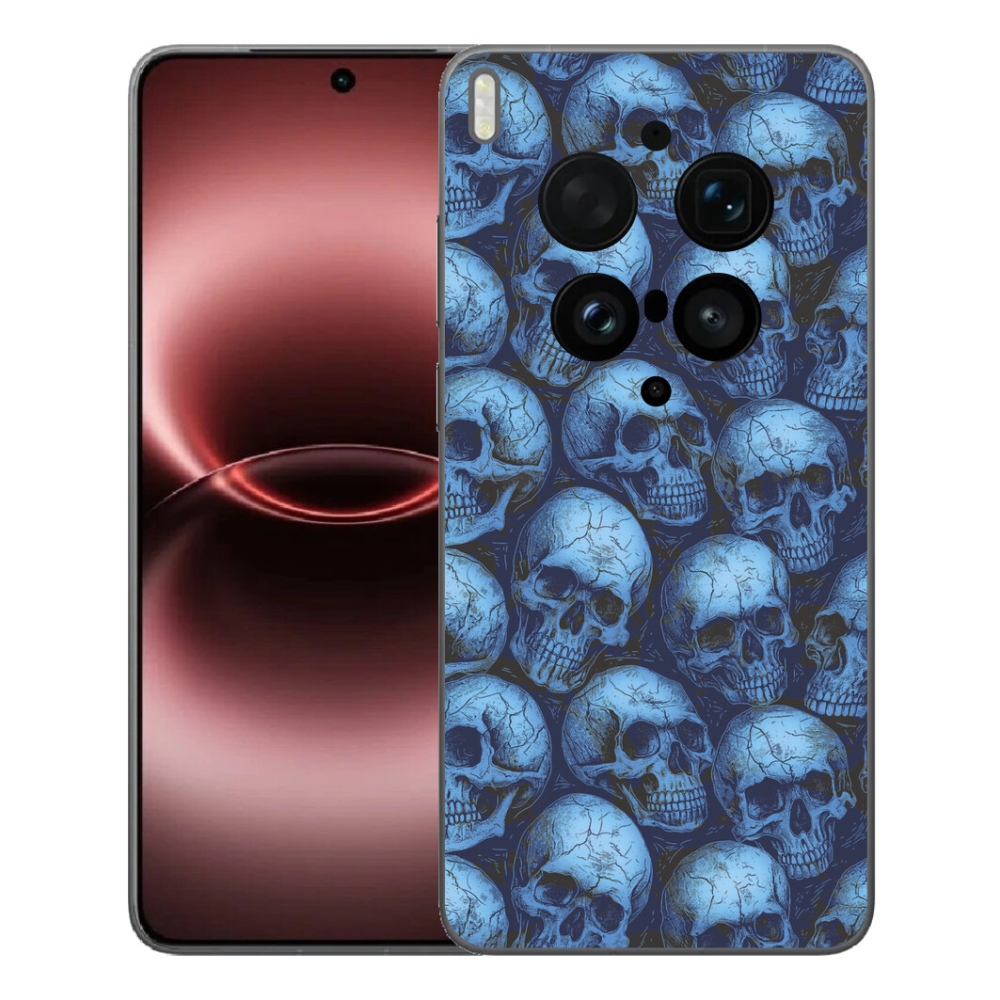 Gelový kryt mmCase na Vivo X300 Ultra - lebky