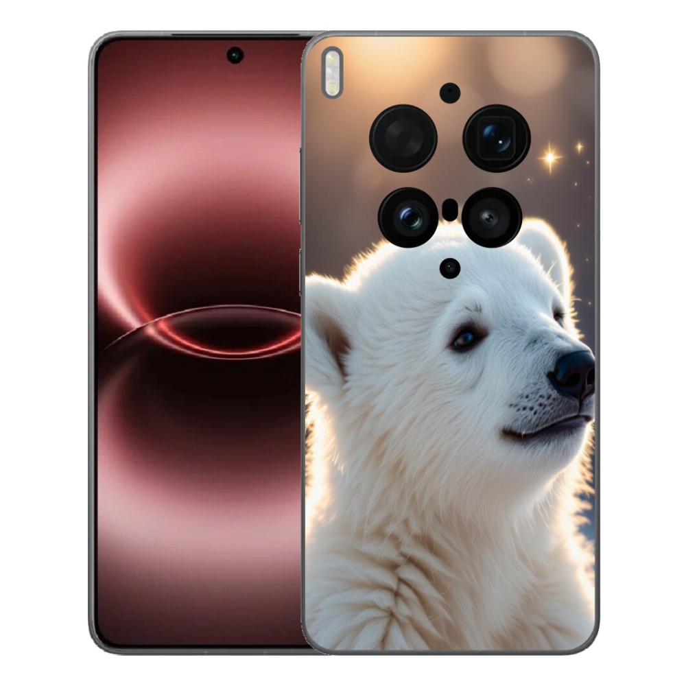 Gelový kryt mmCase na Vivo X300 Ultra - lední medvěd