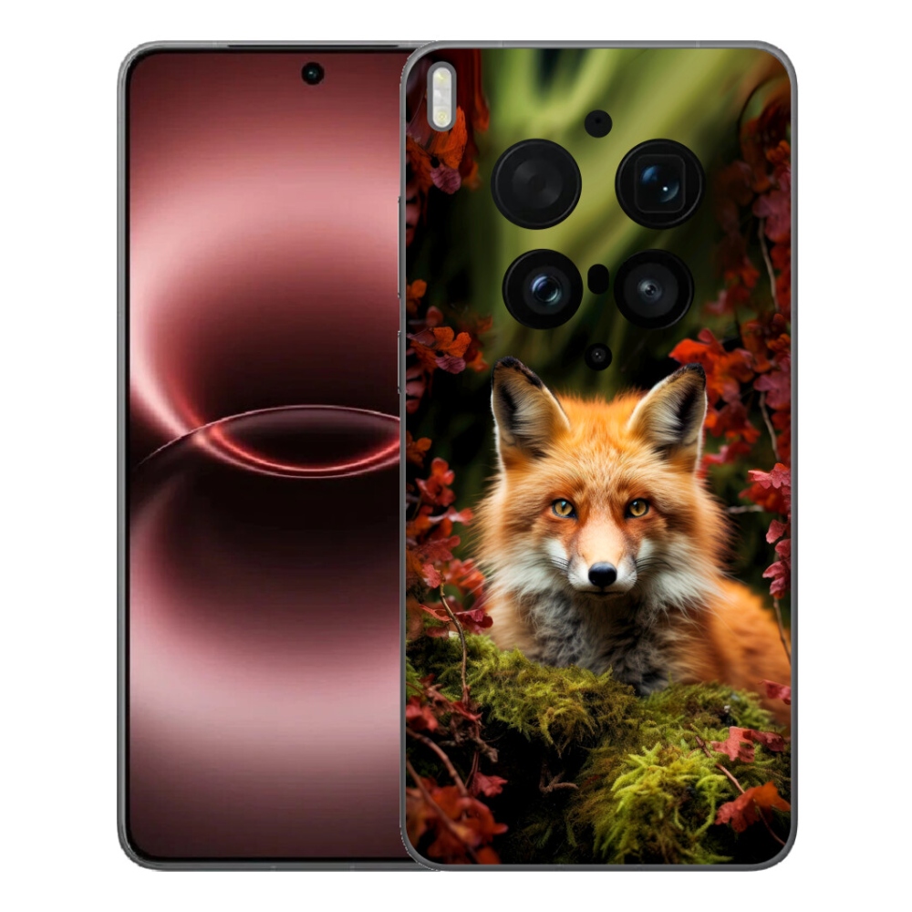Gelový kryt mmCase na Vivo X300 Ultra - liška v lese