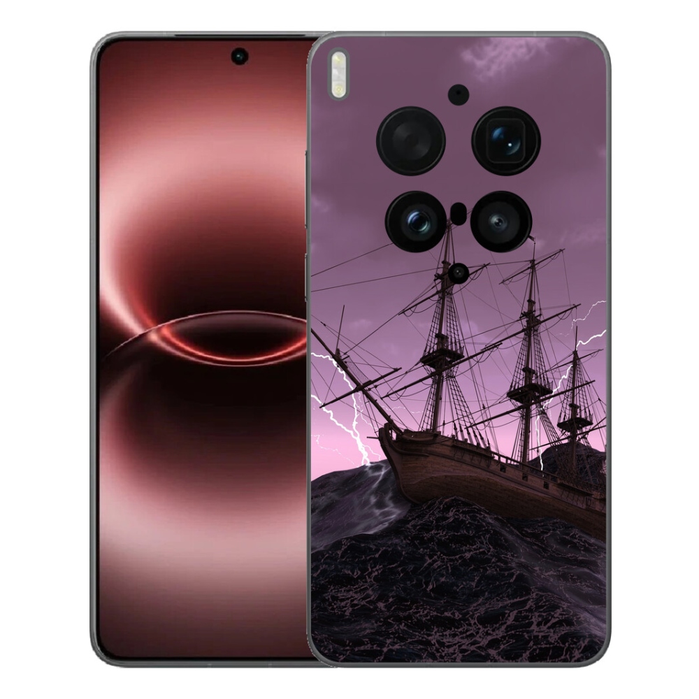 Gelový kryt mmCase na Vivo X300 Ultra - loď v bouři
