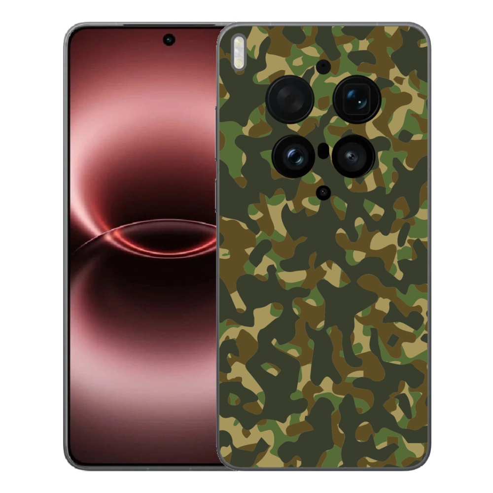 Gelový kryt mmCase na Vivo X300 Ultra - maskáčový vzor 1