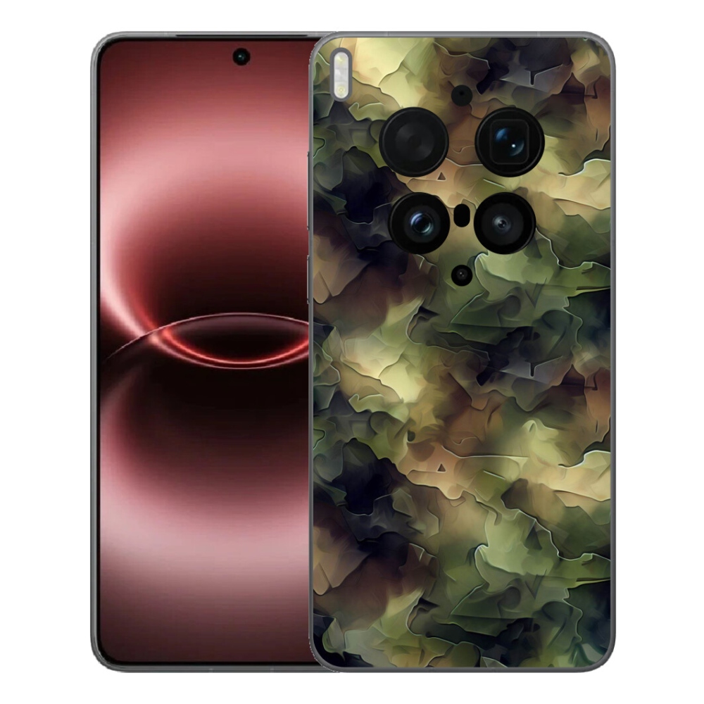 Gelový kryt mmCase na Vivo X300 Ultra - maskáčový vzor 10
