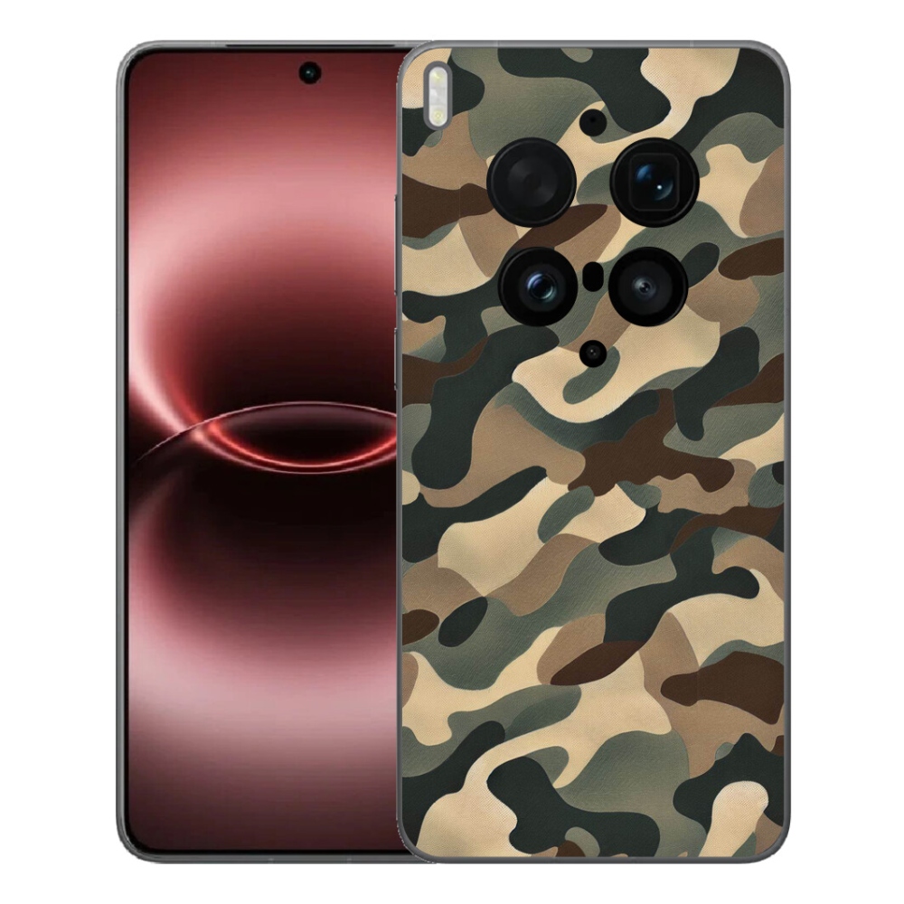 Gelový kryt mmCase na Vivo X300 Ultra - maskáčový vzor 11