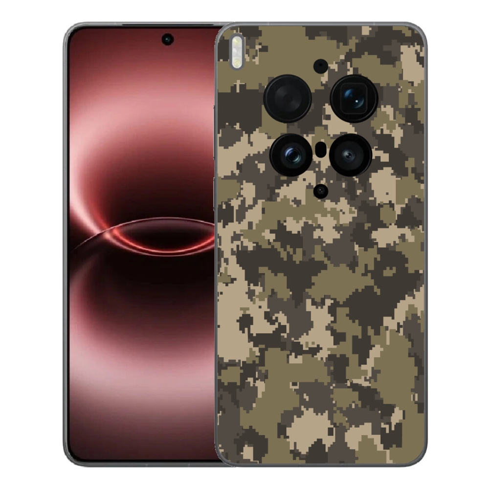 Gelový kryt mmCase na Vivo X300 Ultra - maskáčový vzor 12