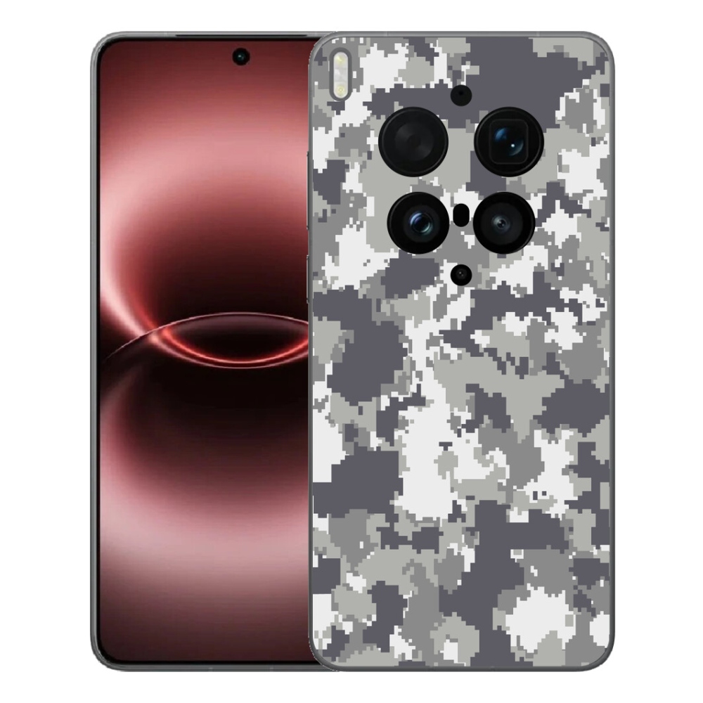 Gelový kryt mmCase na Vivo X300 Ultra - maskáčový vzor 2