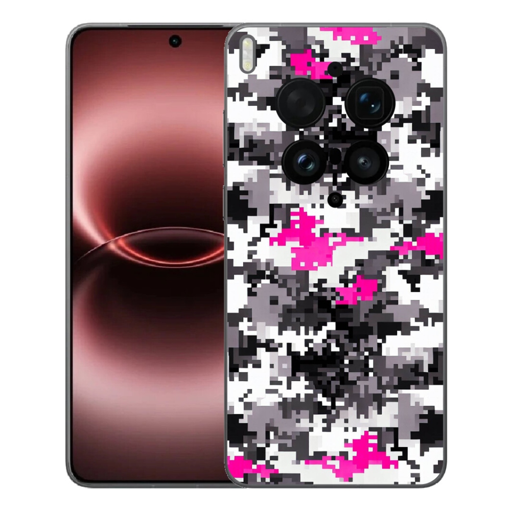 Gelový kryt mmCase na Vivo X300 Ultra - maskáčový vzor 4