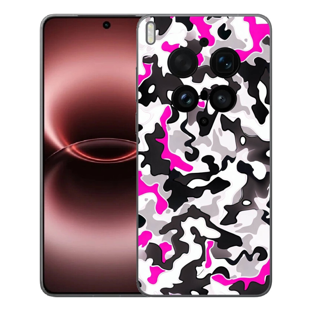 Gelový kryt mmCase na Vivo X300 Ultra - maskáčový vzor 5
