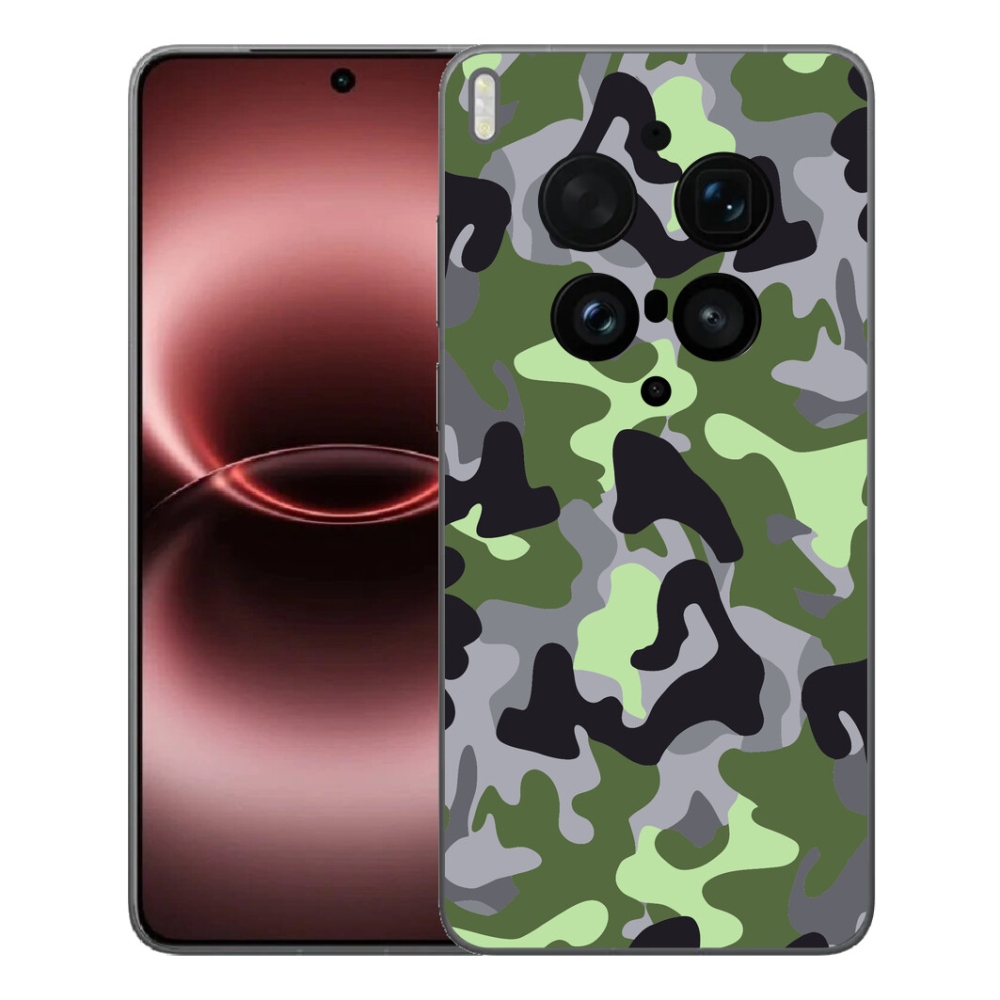 Gelový kryt mmCase na Vivo X300 Ultra - maskáčový vzor 7