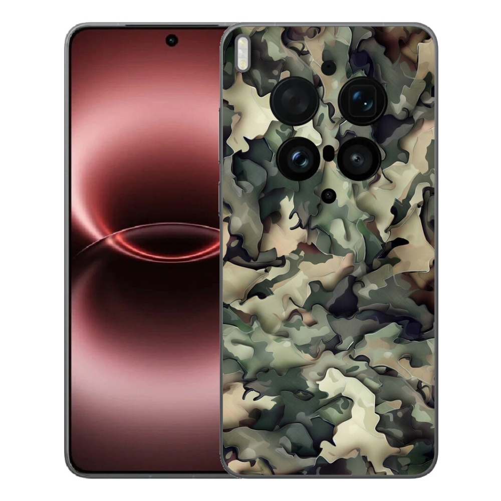 Gelový kryt mmCase na Vivo X300 Ultra - maskáčový vzor 9