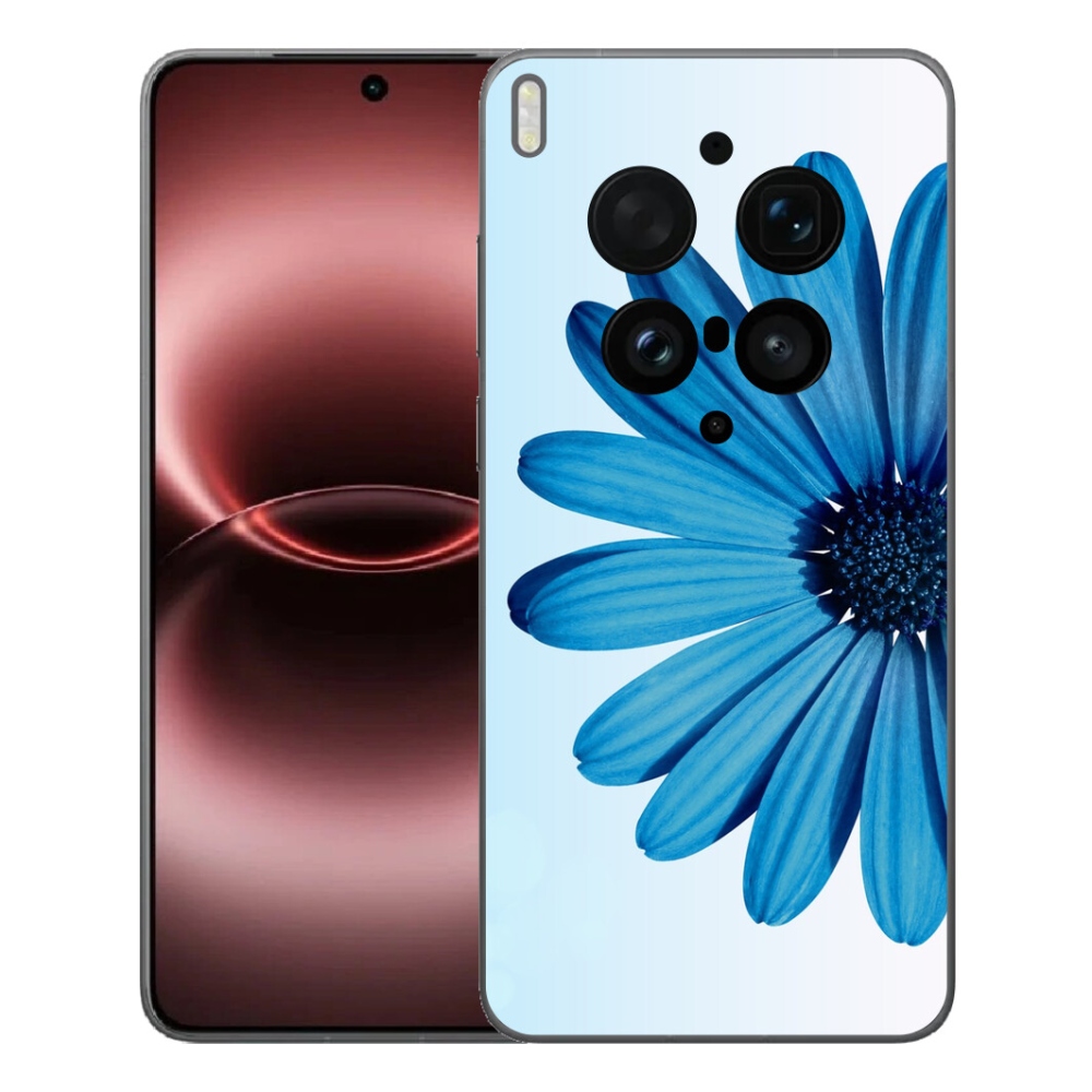 Gelový kryt mmCase na Vivo X300 Ultra - modrá kopretina