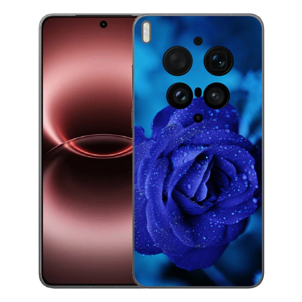 Gelový kryt mmCase na Vivo X300 Ultra - modrá růže