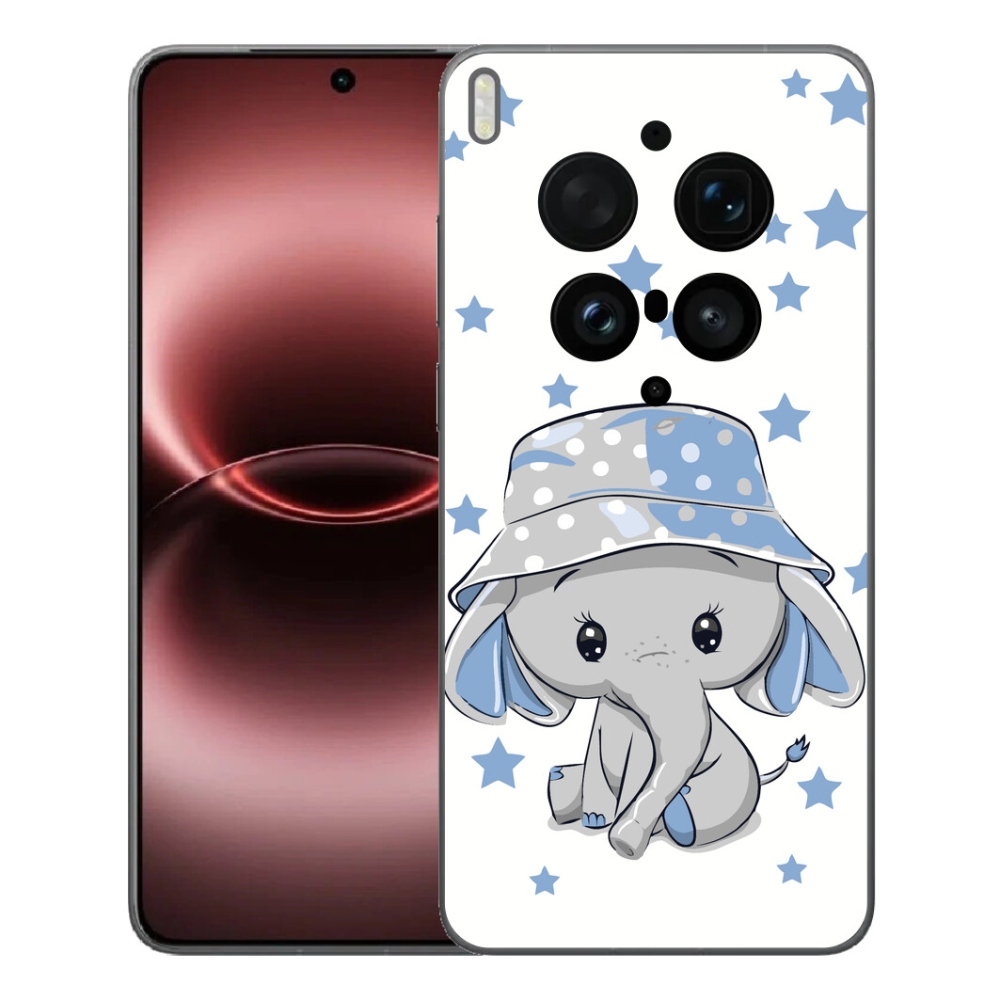 Gelový kryt mmCase na Vivo X300 Ultra - modrý slon
