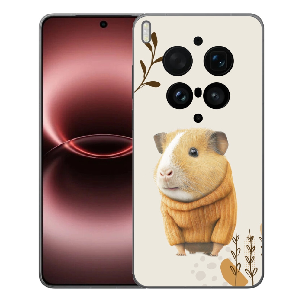 Gelový kryt mmCase na Vivo X300 Ultra - morče ve svetru