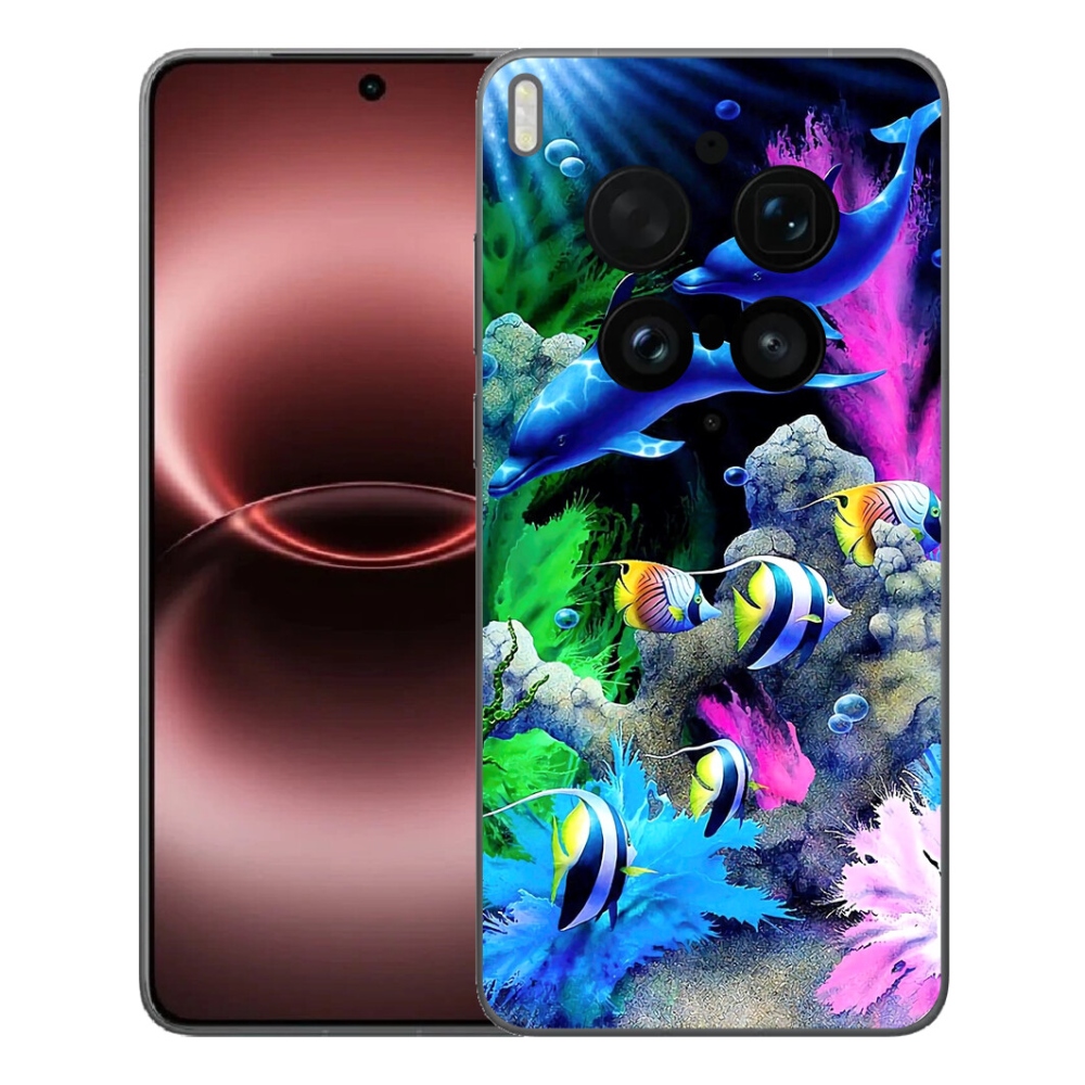 Gelový kryt mmCase na Vivo X300 Ultra - mořský svět
