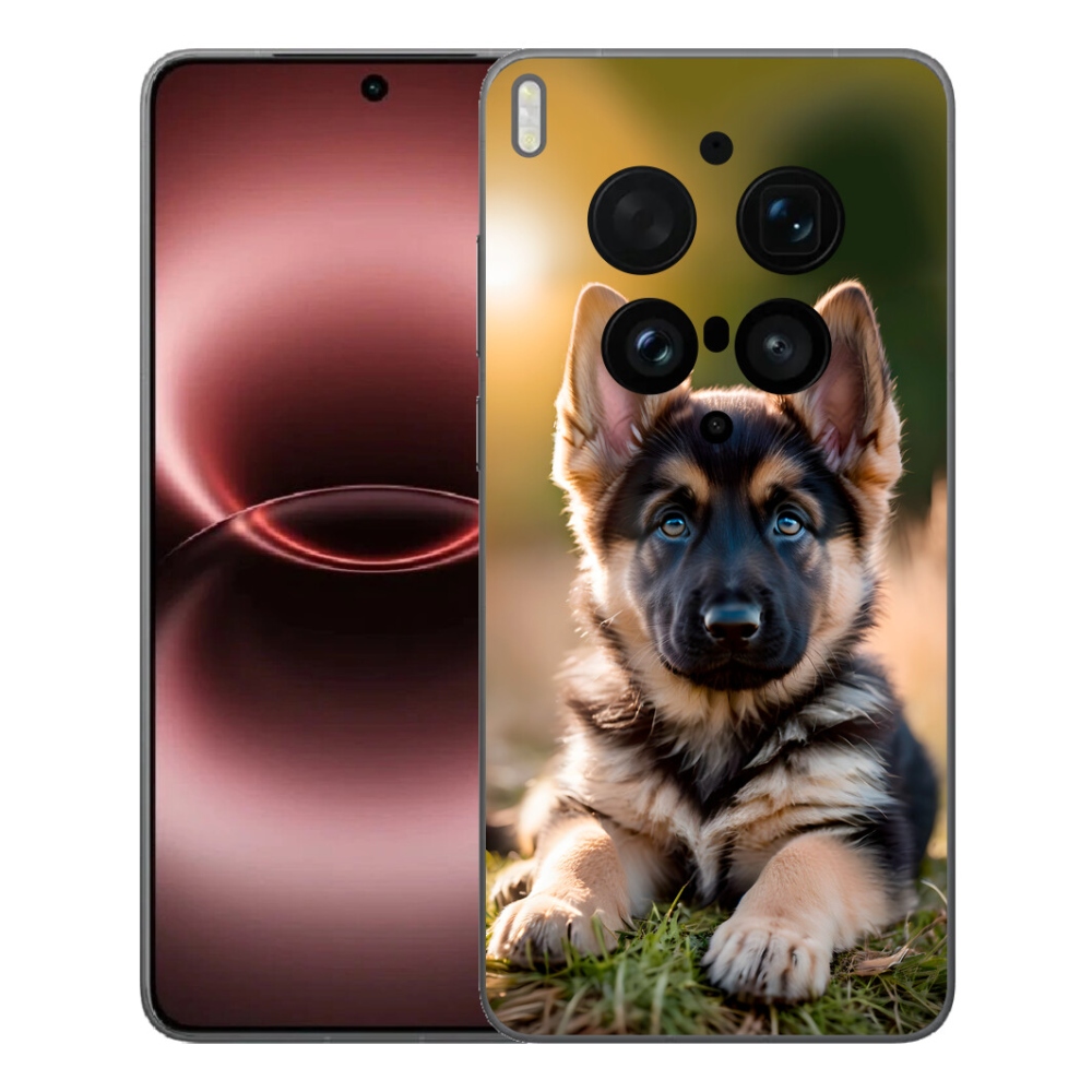 Gelový kryt mmCase na Vivo X300 Ultra - německý ovčák v přírodě
