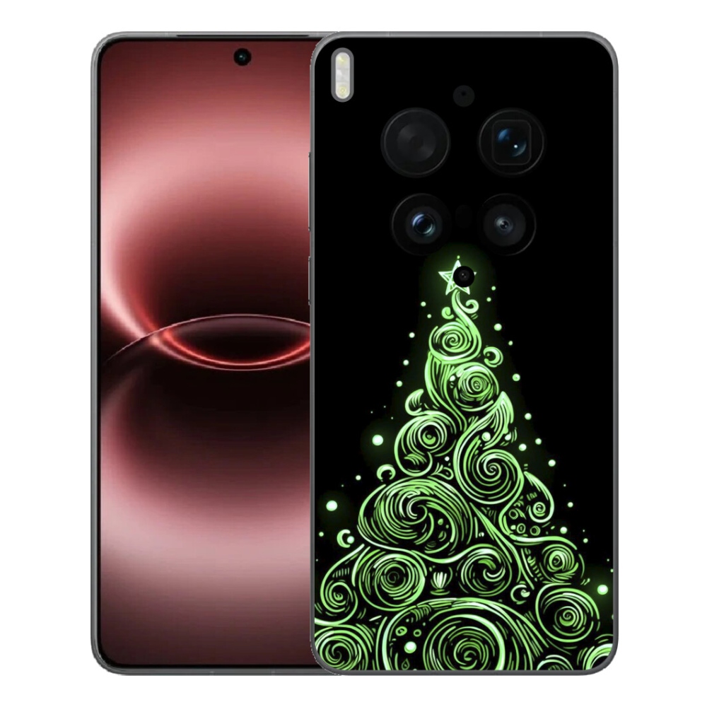 Gelový kryt mmCase na Vivo X300 Ultra - neonový vánoční stromek 3