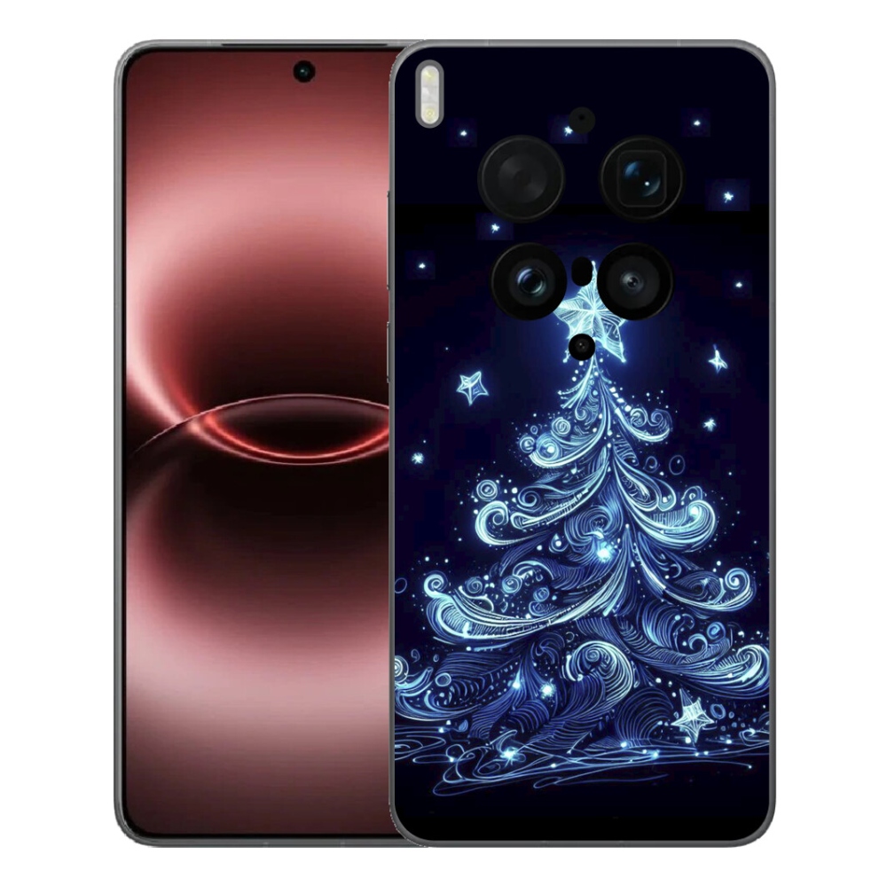 Gelový kryt mmCase na Vivo X300 Ultra - neonový vánoční stromek 4