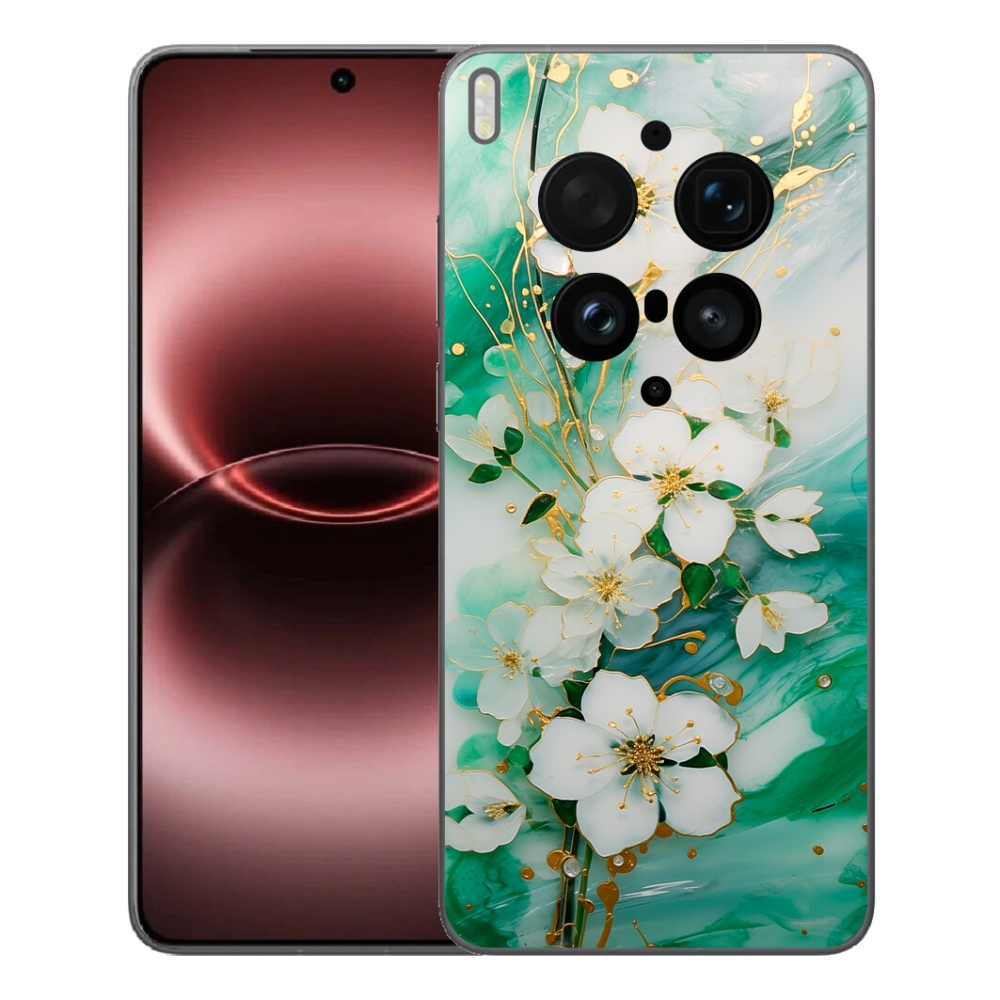 Gelový kryt mmCase na Vivo X300 Ultra - něžné květy