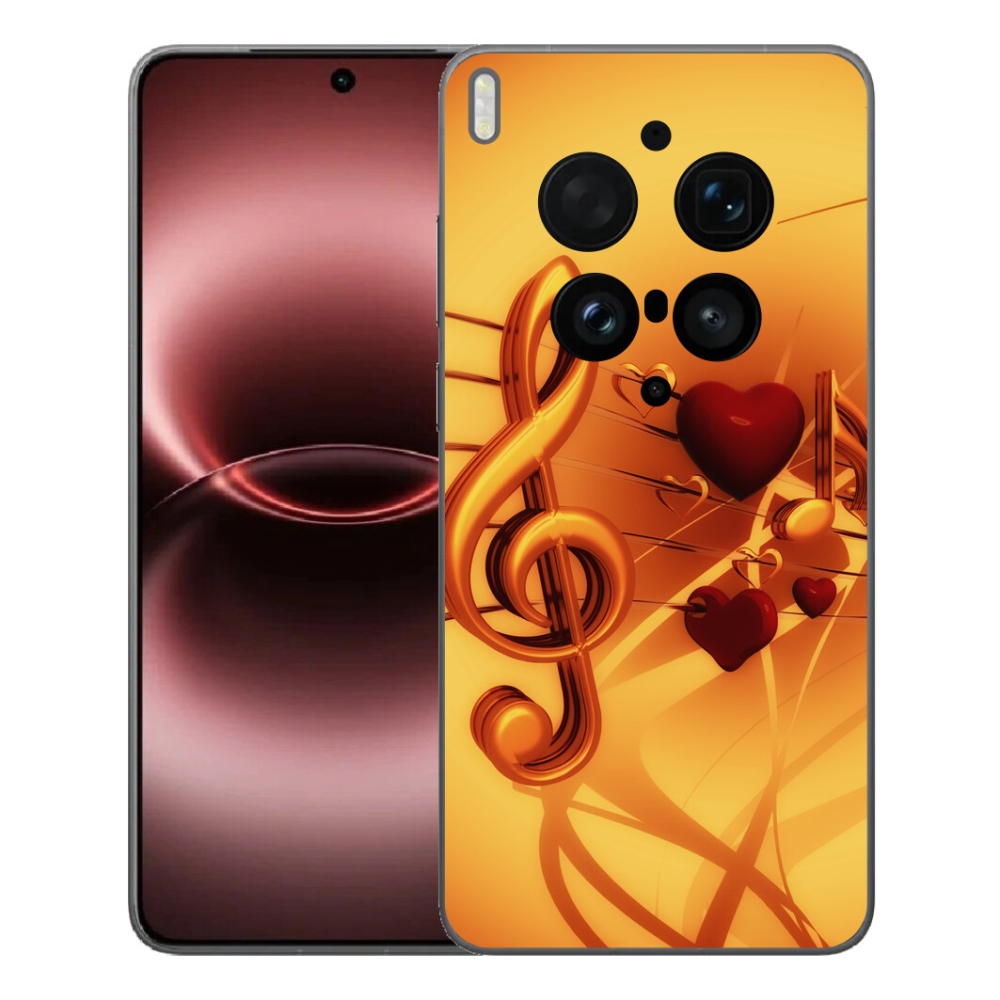 Gelový kryt mmCase na Vivo X300 Ultra - noty