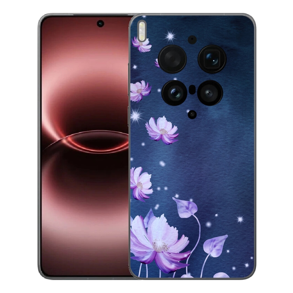 Gelový kryt mmCase na Vivo X300 Ultra - padající květy