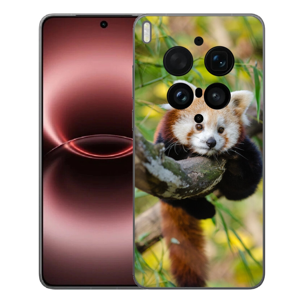Gelový kryt mmCase na Vivo X300 Ultra - panda červená