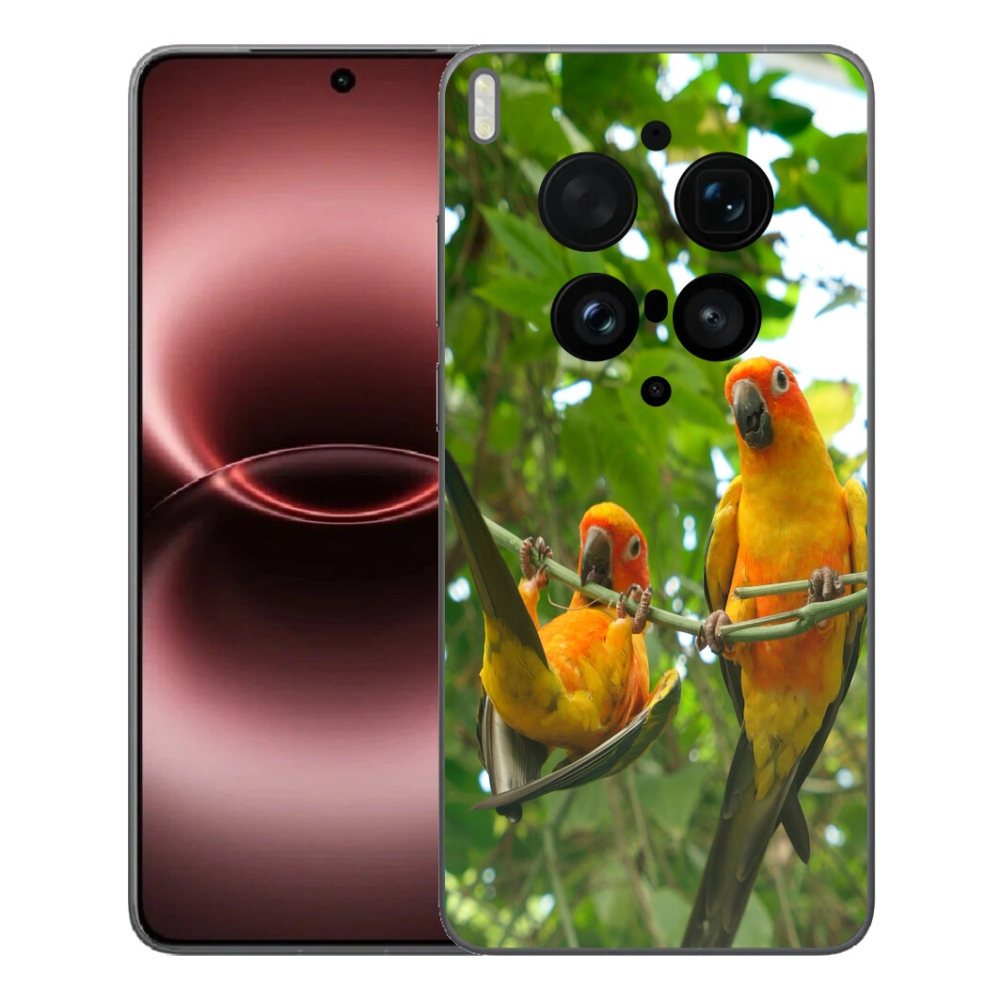 Gelový kryt mmCase na Vivo X300 Ultra - papoušci aratingy