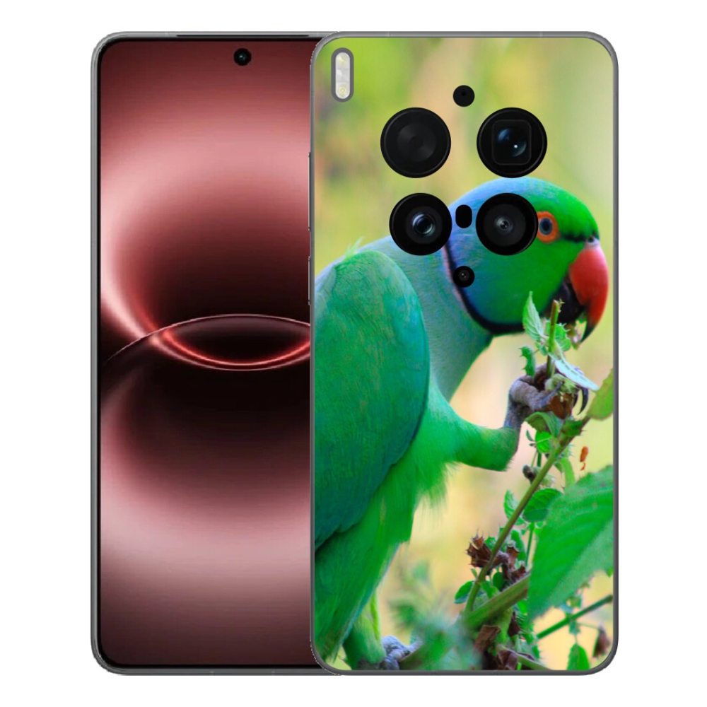 Gelový kryt mmCase na Vivo X300 Ultra - papoušek alexandr