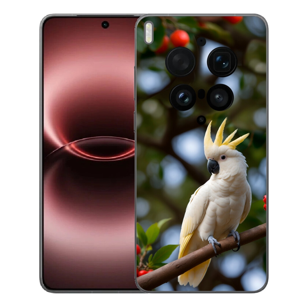 Gelový kryt mmCase na Vivo X300 Ultra - papoušek kakadu 3