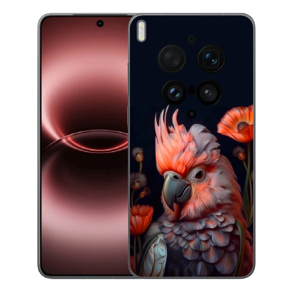 Gelový kryt mmCase na Vivo X300 Ultra - papoušek kakadu v barvách