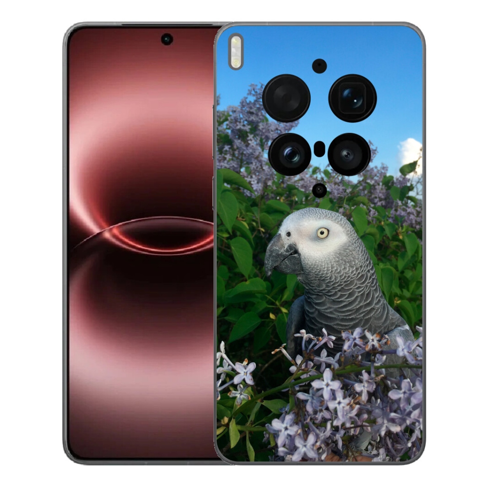 Gelový kryt mmCase na Vivo X300 Ultra - papoušek žako