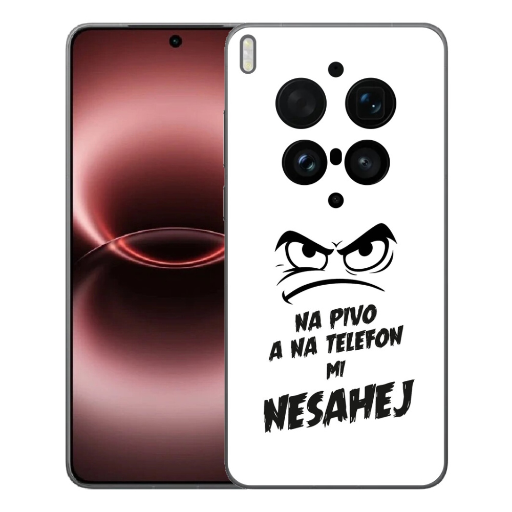 Gelový kryt mmCase na Vivo X300 Ultra - pivní motiv 2 bílé pozadí
