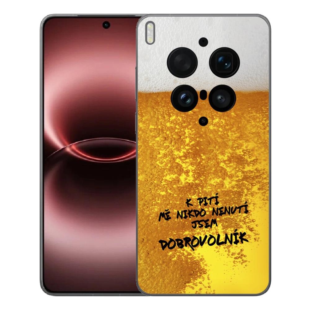 Gelový kryt mmCase na Vivo X300 Ultra - pivní motiv 4