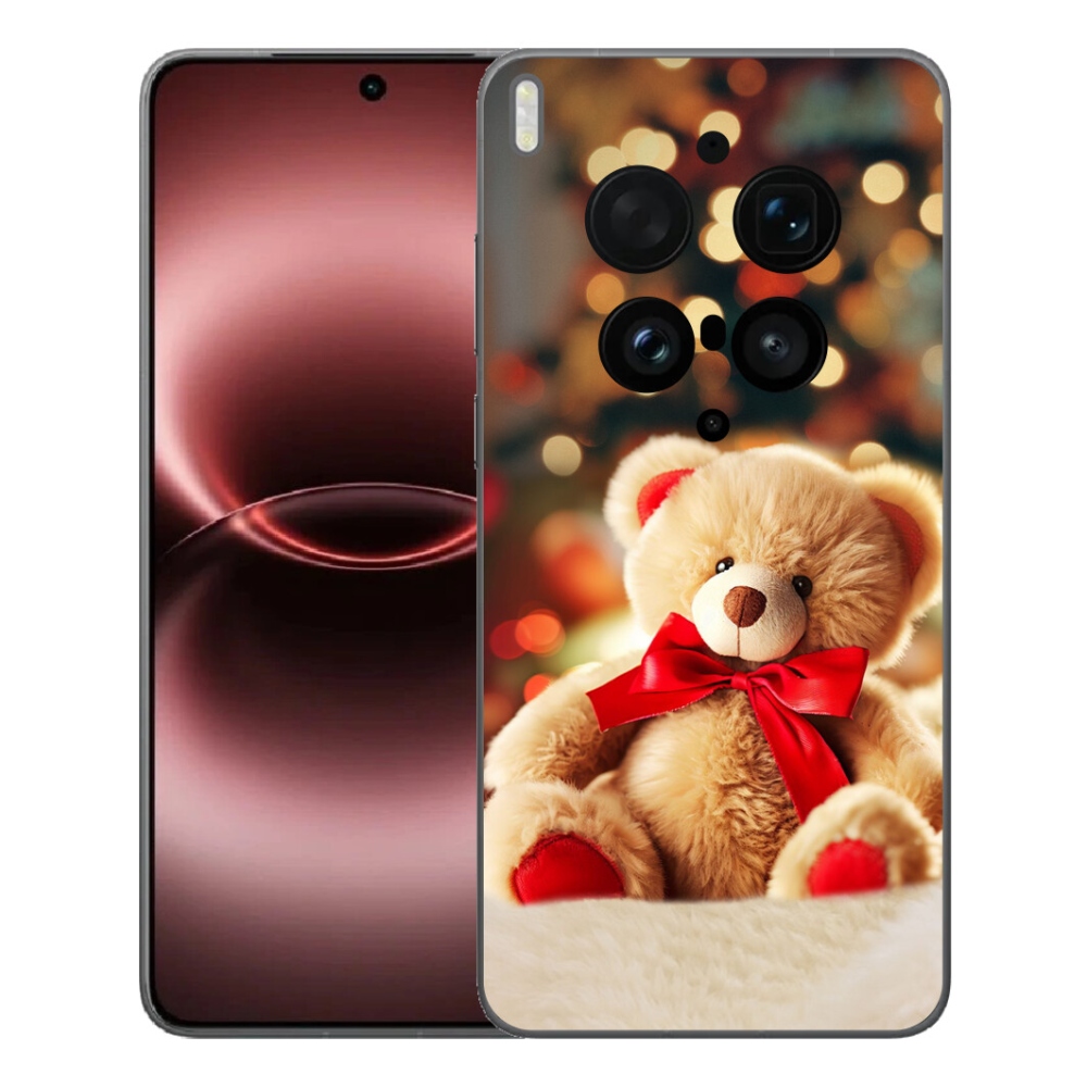 Gelový kryt mmCase na Vivo X300 Ultra - plyšový medvídek