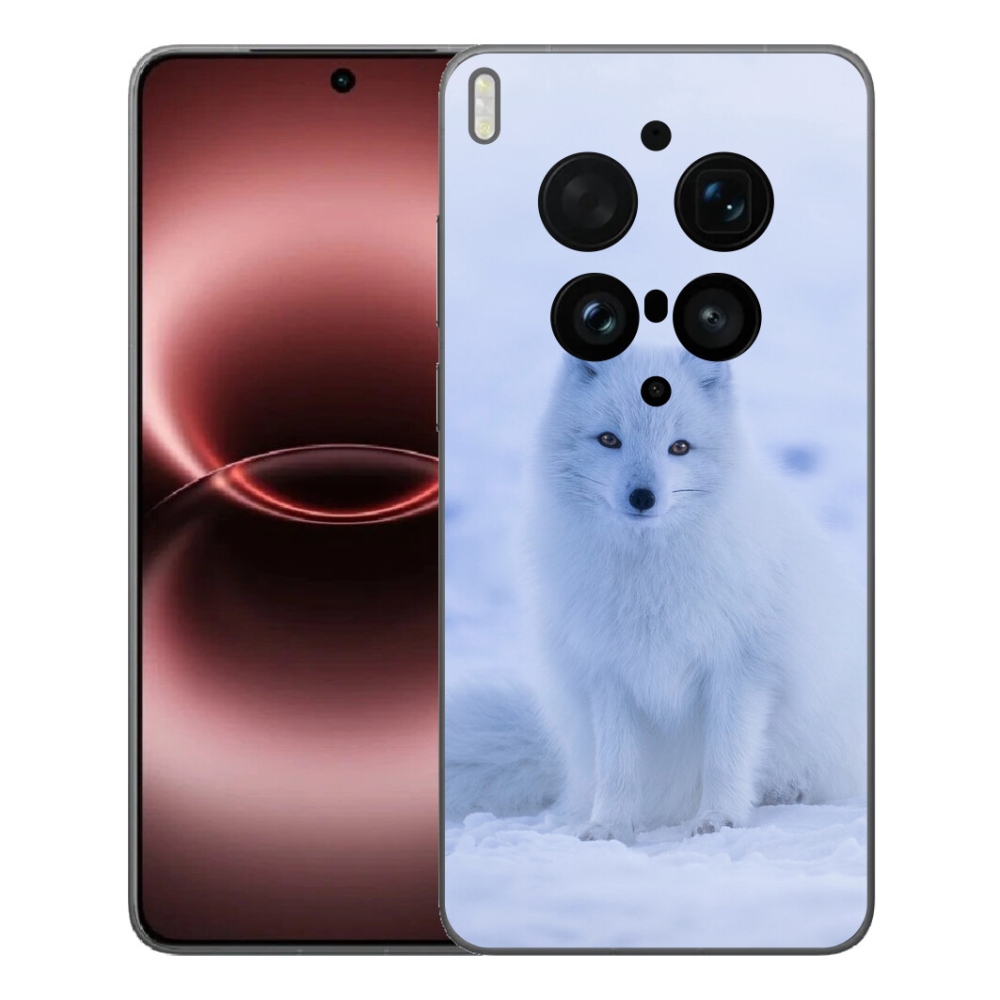 Gelový kryt mmCase na Vivo X300 Ultra - polární liška